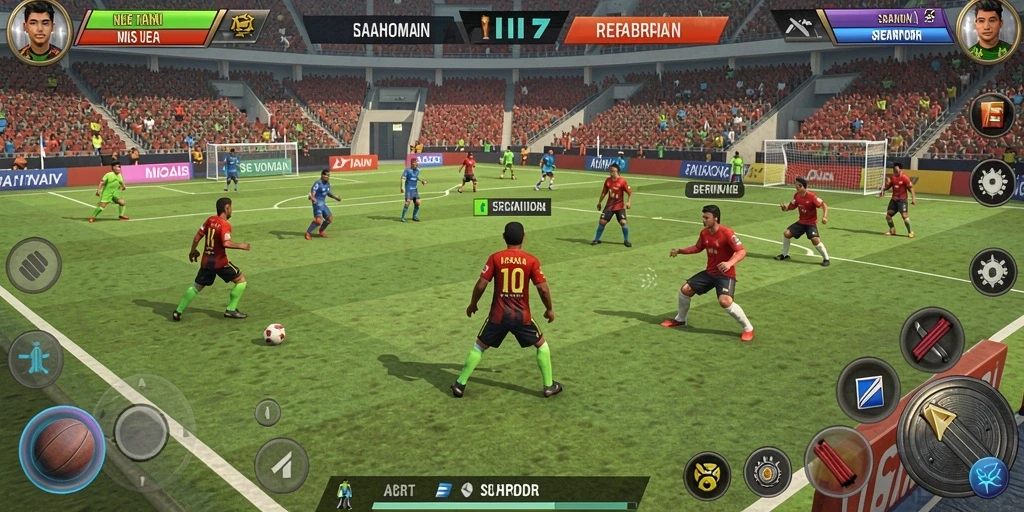 Tampilan awal game yang menarik dan intuitif.