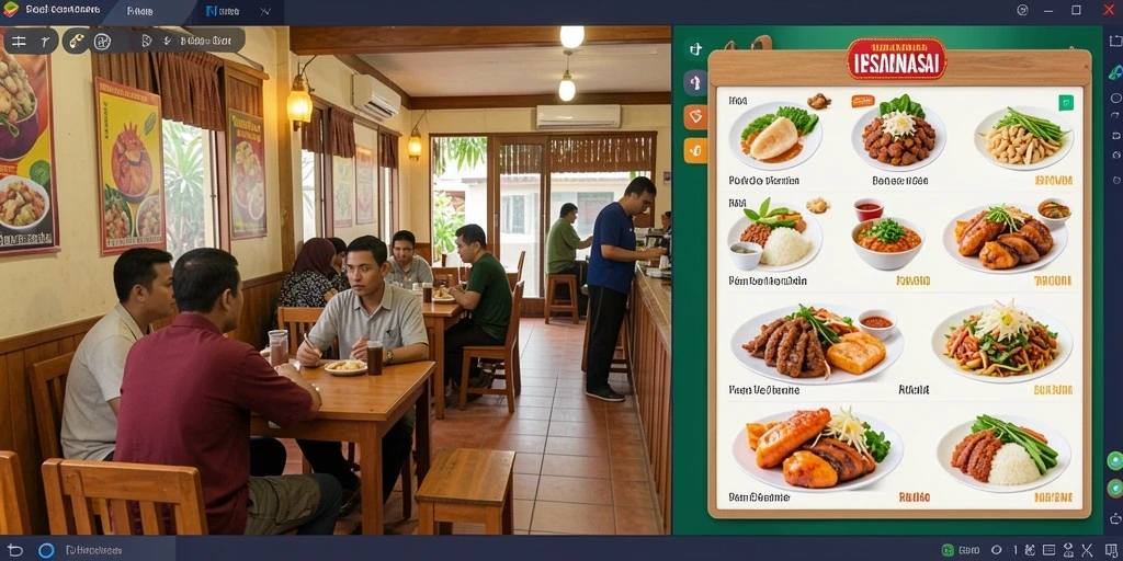 Tampilan awal aplikasi yang menarik perhatian.