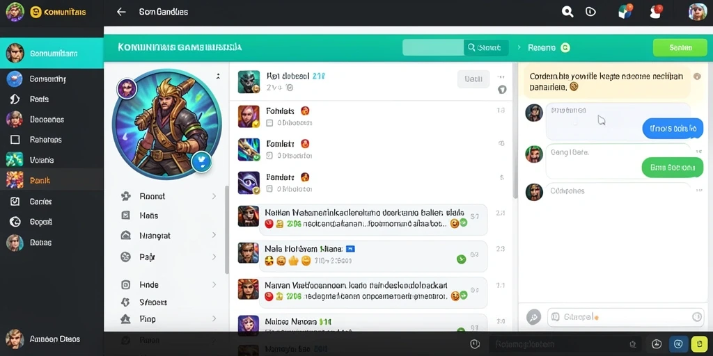 Screenshot menampilkan antarmuka pengguna yang menarik dan modern.