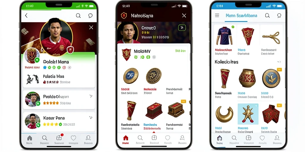 Tampilan utama dengan kontrol intuitif dan desain yang menarik.