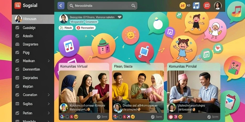 Tampilan antarmuka yang sederhana dan menarik.