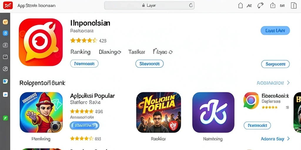 Tampilan awal yang menarik dan mudah dipahami.