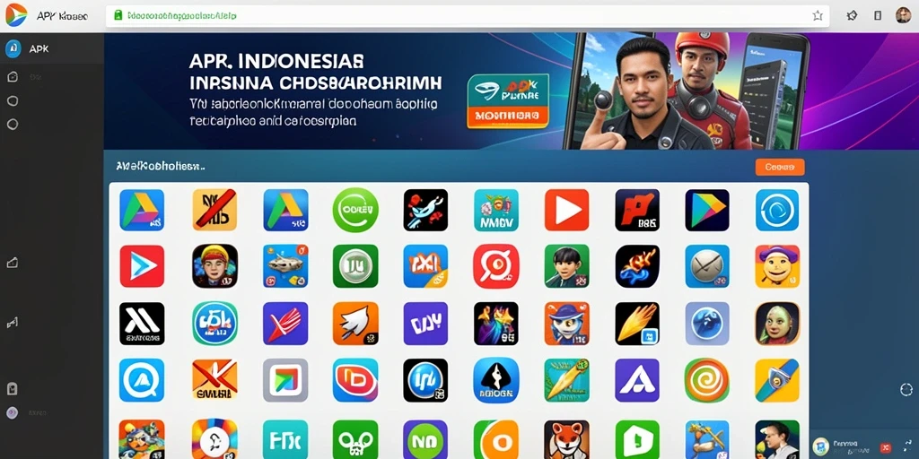 Screenshot menunjukkan antarmuka permainan dengan tema yang beragam.