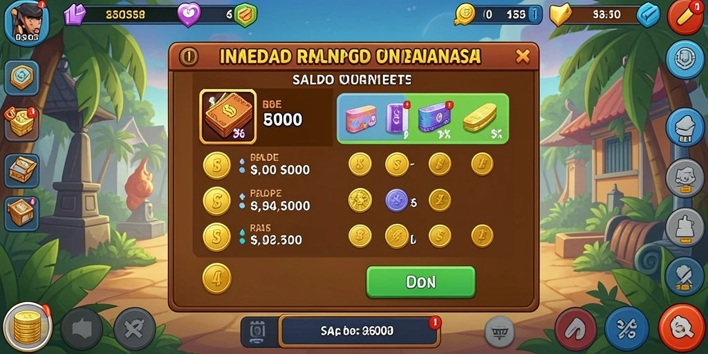 Tampilan antarmuka pengguna RPRP777 yang modern dan intuitif.