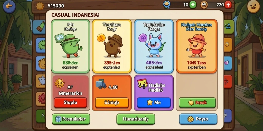 Tampilan antarmuka yang menarik dan user-friendly.
