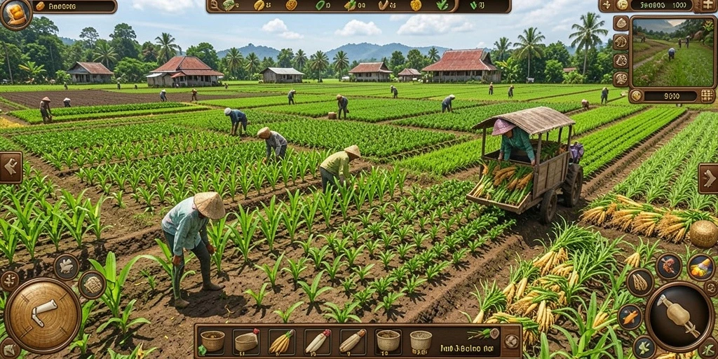 Gambar antarmuka permainan yang menawan dan mudah digunakan.