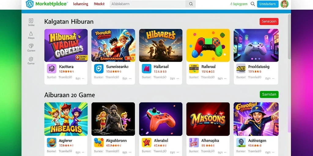 Screenshot aplikasi YUMETOTO dengan tampilan antarmuka yang menarik.